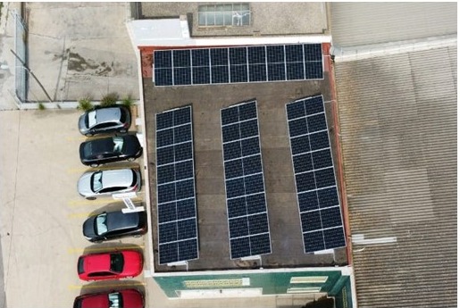 Instalación fotovoltaica de autoconsumo en las instalaciones de Alfredo Montesinos Povo, S.A. en Valencia